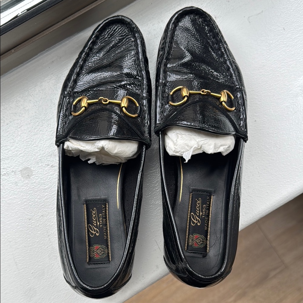 Gucci Loafers Brixton Patent Leather